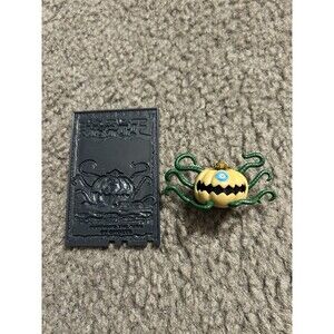 Vintage Yugioh Pumpking King of Ghosts 2" Mini Figure Takahashi Mattel W/ Tile